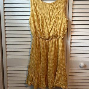 French Grey / Yellow Check Sundress / Size M